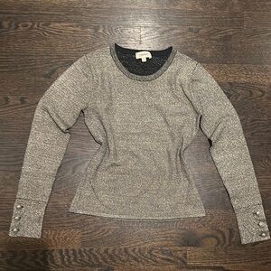 L’agence Silver Long Sleeve Top